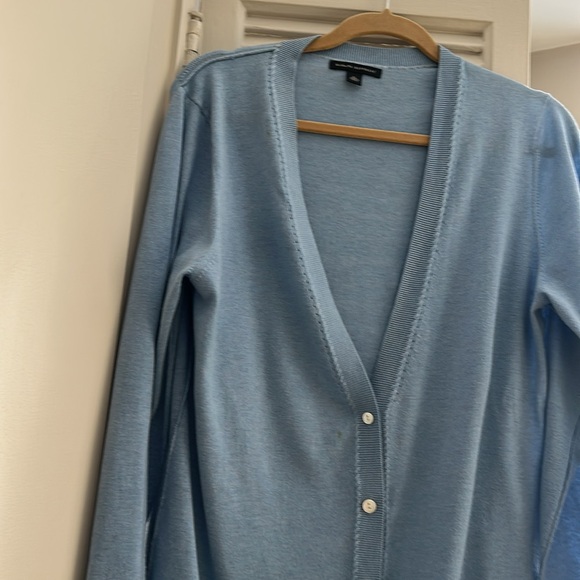 Banana Republic Light Blue Women's Cardigan - Picture 2 of 7